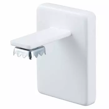 Yamazaki Jitsugyo 4871 держатель для мыла на присоске, белая башня, плавающий держатель для хранения мыла, прибл.. Ш5XГ5.5XВ7см