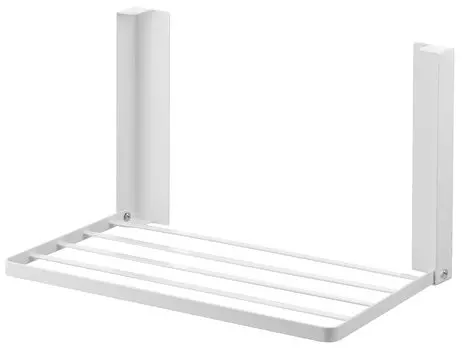 Yamazaki Jitsugyo 5096 Магнитная складная полка рядом со стиральной машиной, белая, прибл.. W41XD27XH25.5cm Tower Компактная складная стойка