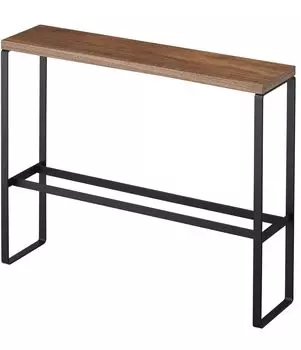 Yamazaki Jitsugyo 5153 Полка для тапочек с верхней черной крышкой, вмещает небольшую входную тарелку для хранения тапочек, Ш50XГ12XВ41см, Башня, Предметы, Хранение, чёрный