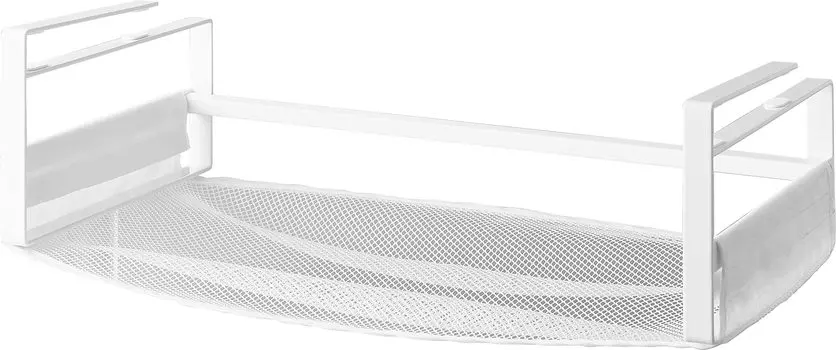 Yamazaki Jitsugyo 5294 Сетка для хранения овощей под шкафом, белая, приблизительная. Ш40XГ21.5XВ12см (тело: Рамка) Овощехранилище Tower Vegetable Storage