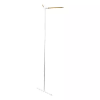 Yamazaki Jitsugyo 5550 кожаная угловая вешалка для пальто белая приблизительно. W48.5XD31.5XH160cm Tower Компактная вешалка для одежды, которую легко перемещать