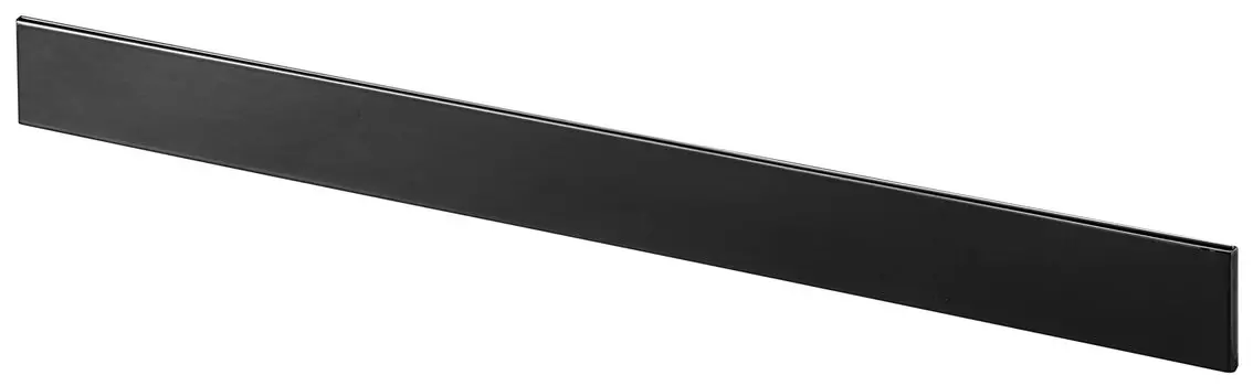 Yamazaki Jitsugyo 5673 Крючок для пленки, настенная кухонная штанга, широкая черная башня, кухонное хранилище, приправа, стойка для кухонных принадлежностей, приблизительная. Ш84XГ1.2XВ7.3см чёрный