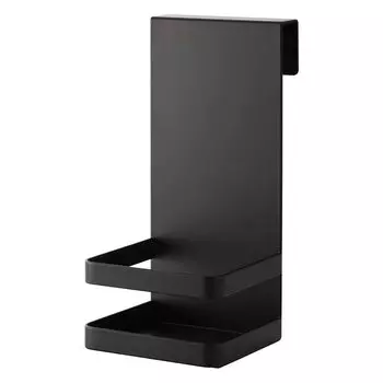 Yamazaki Jitsugyo 5717 Подвесная бутылка для дезинфекции спирта x D12 x Плавающая стойка для хранения дезинфицирующих бутылок, черная, прибл.. В10.5 чёрный