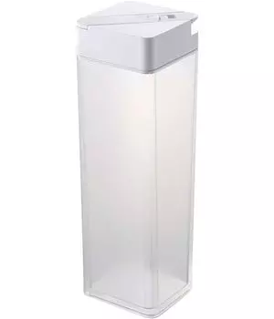 Yamazaki Jitsugyo 5724 Foldable Cold Water Bottle White Tower Dishwasher Safe Pitcher Barley Tea Pot Can Be Disassembled and Washed Approx.