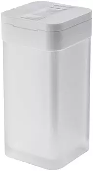 Yamazaki Jitsugyo 5827 Magnetic Spice Bottle L White x D5 x H10cm Tower Sliding Amount Adjustable Approx. W4.8 Open/Close