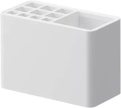 Yamazaki Jitsugyo 5959 Film Hook Toothbrush Stand White W12 x x H8cm MIST Toothbrush Bulk Storage Approx. D6.5 белый