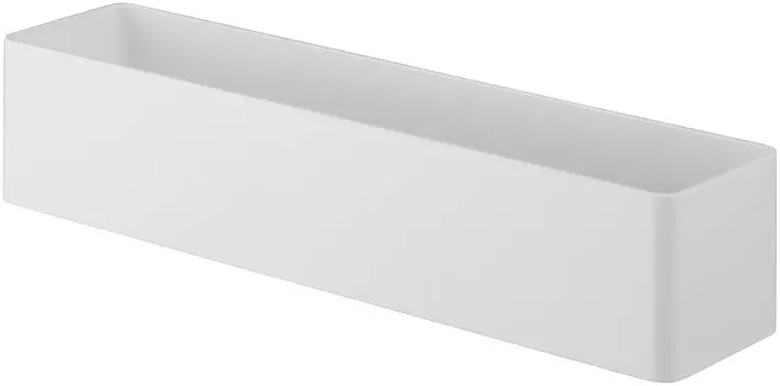 Yamazaki Jitsugyo 5967 Вешалка с крючками для пленки W30, белая, прибл.. Ш30 x Г7,5 x В6 см MIST Плавающее хранилище для хранения в ванной комнате Хранение на кухне