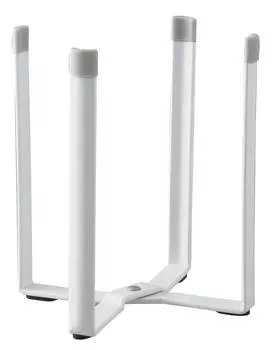 Yamazaki Jitsugyo 6534 Пластиковый держатель для пакетов Белый W12 xx Сушилка для тарелок Треугольный угловой настольный мусорный бак Тонкий складной Приблизительно. Д9,5 В16,5см