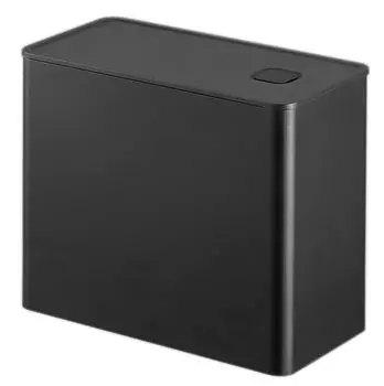 Yamazaki Jitsugyo 6908 герметичная кофейная канистра с основной башней xx, клапан для кофейного порошка, который можно разобрать и промыть, черный, корпус прибл.. В18.4 чёрный