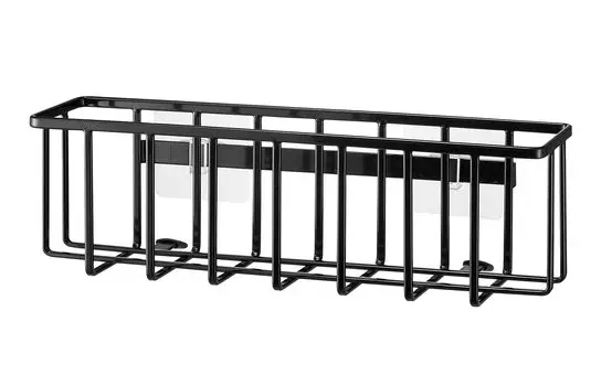 Yamazaki Jitsugyo 6914 Крючок для хранения пленки L Черный xx H10см Крючок Не башня Кухонные принадлежности Коллективное хранение Держатель для губки 6914 Приблизительно. Ш30.5 чёрный