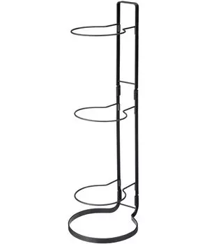Yamazaki Jitsugyo 7290 Ball Stand Black x x H65cm Frame Ball Storage Entrance Storage Space Saving Approx. W20.5 D25.5 чёрный