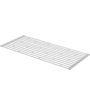 Yamazaki Jitsugyo 7835 Folding Drainer Rack L White W26 x D58 x Tower Kitchen Slim Rolled Up Storage Approx. H0.8cm