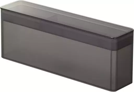 Yamazaki Jitsugyo 8063 Кейс для хранения ногтей, черный, Ш33 x x В12 см, башня, большая емкость, для хранения средств по уходу за ногтями, для хранения лака для ногтей, прибл.. Д7.7 чёрный