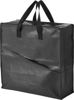 Yamazaki Jitsugyo be wiped with Polyethylene sheet with pocket Toy storage bag Black Main Approximately W55 x D21 x H55cm not Tower storage bag чёрный