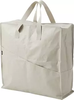 Yamazaki Jitsugyo be wiped with Polyethylene sheet with pocket Toy storage bag Light gray Main Approximately W55 x D21 x H55cm Tower Storage bag светло-серый