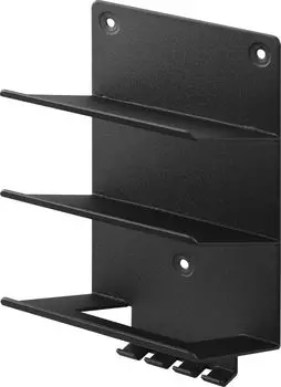 Yamazaki Jitsugyo Board Пинцет и шурупы для дерева Настенная мобильная зарядная стойка для хранения 3 яруса Совместимость с гипсокартонными стенами Черный W10 xx Tower чёрный