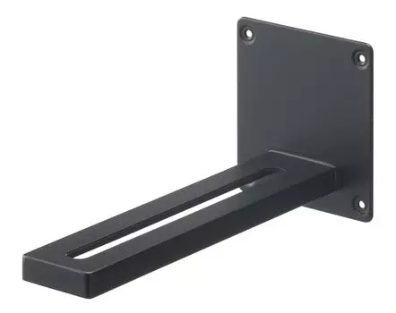 Yamazaki Jitsugyo Board Tweezers and Wood Screws Wall Projector Rack Black W10 xx H11cm Smart Wall Mounted Projector Stand Holder 5898 чёрный