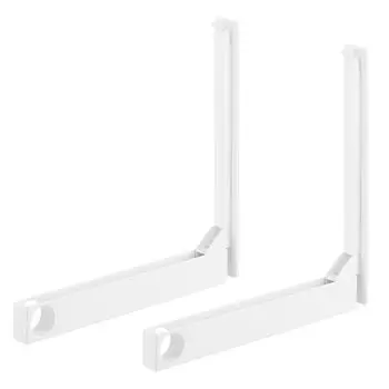 Yamazaki Jitsugyo Board Tweezers and Wood Screws Wall Folding Clothes Drying Stick Set of Compatible with Gpsboard When W4 x D6 x Tower Stores белый