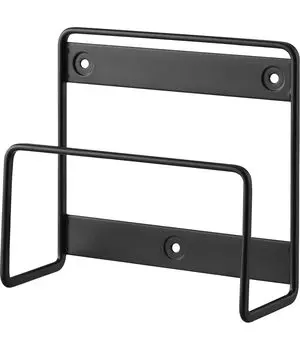 Yamazaki Jitsugyo Board Tweezers Wall Weight Scale Rack Compatible with Gypsum Board Walls Black W13 x x Tower Floating Storage Weight Scale Stand чёрный