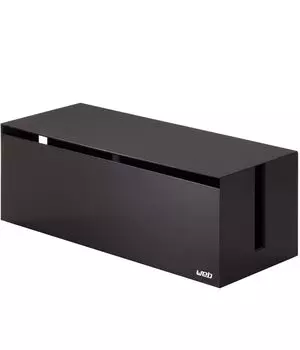Yamazaki Jitsugyo Cable Box Web L Brown W40 xx Power Tap Cable Storage 2708 Приблизительно. Д15,5 В14,5см коричневый