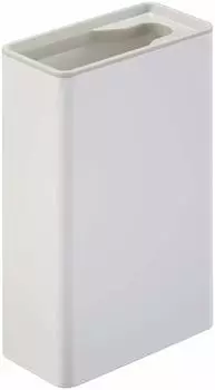 Yamazaki Jitsugyo Flushable Toilet Brush Stand Plate White Plate Toilet Brush Case 4857 Approx. W5.5XD11XH17cm белый