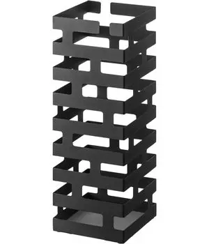 Yamazaki Jitsugyo Fresh Brick Black Приблизительные Ш15 x Г15 x В43 см Подставка для зонтов, в которой также можно хранить складные зонты 2363 (Ямадзаки) чёрный