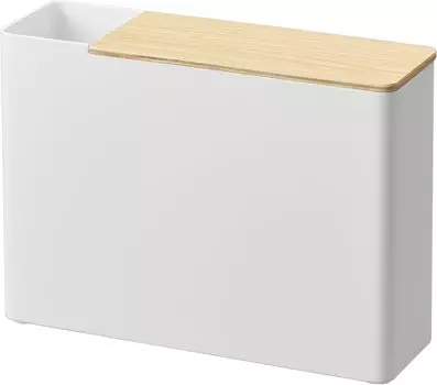 Yamazaki Jitsugyo Handy Wiper Stand with Replacement Mop Holder Natural x x RIN Replacement Mop Holds 6 Pieces 1837 W23.1 D7.2 H16.7cm