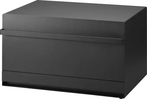 Yamazaki Jitsugyo Хлебный ящик 2 основных W45 xx башня кухонный шкаф для хранения хлеба 1858 (Ямадзаки) [Готовый продукт] корпус, тип, ярусы, черный, корпус прибл. чёрный