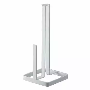 Yamazaki Jitsugyo Kitchen Paper Holder White W11 x D11 x Tower 6781 Approx. H26.5cm