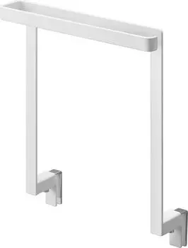 Yamazaki Jitsugyo Kitchen Under Sink Storage Door Towel Hanger White W20 x D9 10 x Tower Towel Rack Towel Hanger Bar 1985 Approx. ~ H25.5cm
