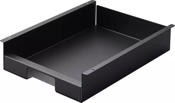 Yamazaki Jitsugyo Kitchen Undershelf Garbage Bag W28 x D37 x Tower Garbage Can Be Quickly Removed with One Space Saving 3776 Holder, Black, Approx. чёрный