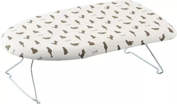 Yamazaki Jitsugyo легкая гладильная доска из стальной сетки Neko Press белого цвета приблизительно. 60X36X19см 2640