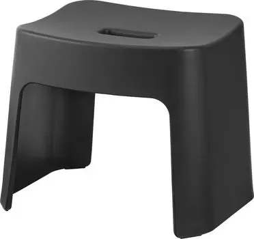 Yamazaki Jitsugyo Легко моющееся магнитное кресло для ванны SH26 черное Ш33 x Г27 x В26 см, плавающее, легко моющееся 1652