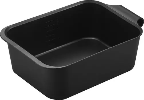 Yamazaki Jitsugyo Magnet Hook Bucket Black x x Tower Floating Storage Washing Tub Square 1833 & 7.5L W36.5 D24.3 H13.3cm чёрный