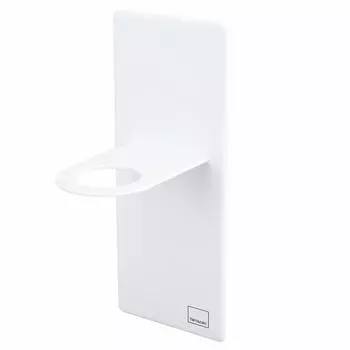 Yamazaki Jitsugyo Magnetic Bathroom Dispenser Holder White W7XD8XH17cm Tower Floating Storage Hygienic 4867 Approx.