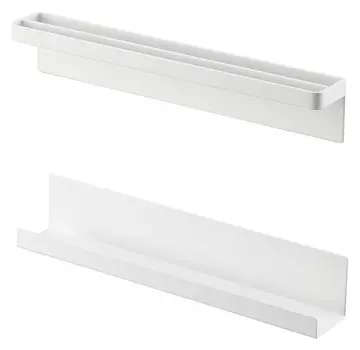 Yamazaki Jitsugyo Magnetic Bill Holder White Upper Part: Approx. W25 x D3.7 x H4.5cm Lower Part: Approx. W25 x D4 x H4.5cm Tower Simple Shinto Altar