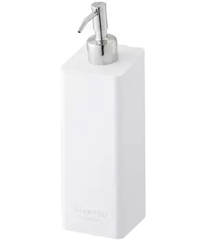 Yamazaki Jitsugyo Magnetic Dispenser Shampoo White W7XD9XH24cm Tower Pump Dispenser Bottle 4258 Two-Way Approx.