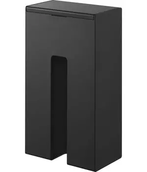 Yamazaki Jitsugyo Magnetic Disposable Gloves Holder Black x x Tower Floating Storage Storage Case 1380 W13.6 D8.1 H24.5cm чёрный