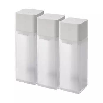 Yamazaki Jitsugyo Magnetic Seasoning Bottle of Refill Seasoning Bottle Storage Container Tower White 5718 x 3 [Set 3]