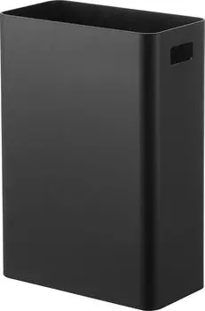 Yamazaki Jitsugyo Magnetic Trash Can 7L Black W22 x x H30cm Tower Floating Trash Can Smooth Floor Cleaning 1633 D13.2