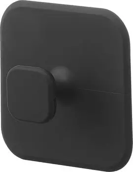 Yamazaki Jitsugyo Магнитная санитарная силиконовая губка черная Ш7,5 x Г7,5 x В3 см Плавающая башенная раковина для хранения для уборки 1843