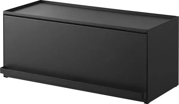 Yamazaki Jitsugyo открытая передняя кухонная столешница для хранения вещей D24 черная дверь W60 xx башенная полка для хранения вещей шкаф 1455 (Ямадзаки) [Готовый продукт] чёрный