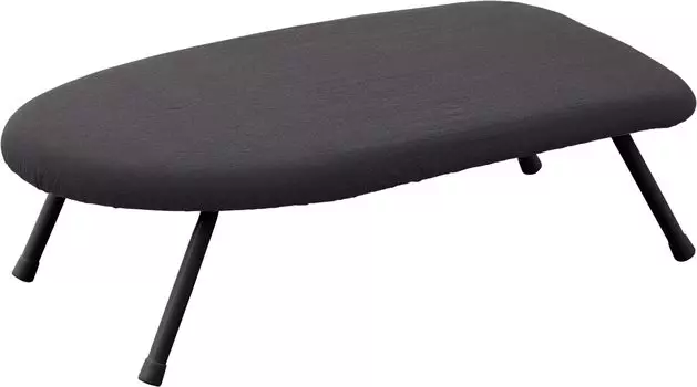 Yamazaki Jitsugyo Паровая гладильная доска Dark W60 x D36 x Standard Steam Hole Crisp Ironing 2132, серая, прибл.. H20см, Линия, Структура, Отделка,