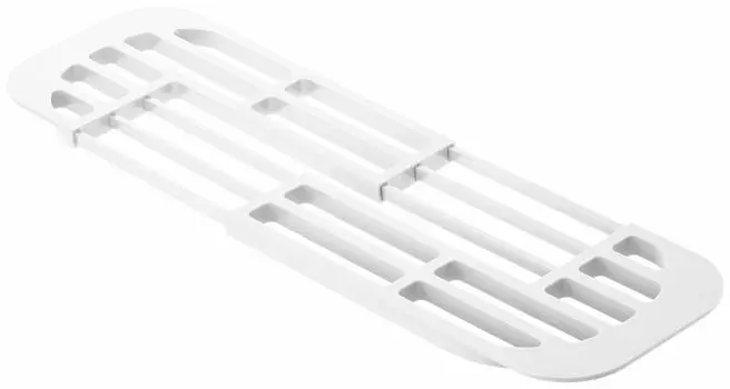 Yamazaki Jitsugyo Plastic Telescopic Drainer Basket Aqua White 2895