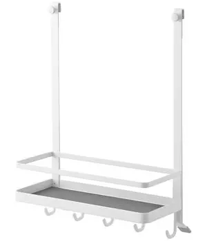 Yamazaki Jitsugyo Range Food Seasoning Rack Plate White 3128