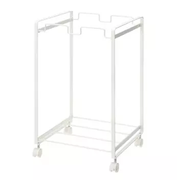 Yamazaki Jitsugyo Сепарированная пыль 2 x D30 x Башня Мусорный бак 2274 Вагон, Разделение, Белый, Прибл.. Ш34,5 В53см, белый