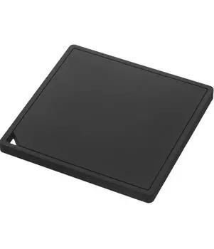 Yamazaki Jitsugyo Silicone Trivet Square Black W15 x D15 x H1cm Tower Heat Resistant Made of Silicone 2953 Approx. чёрный