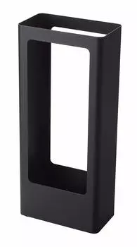 Yamazaki Jitsugyo Slim Usa Tate Black Ш22XГ12XВ50 см Башня со съемным поддоном для воды Высота 50 см Устойчивая 4929 Прибл. чёрный