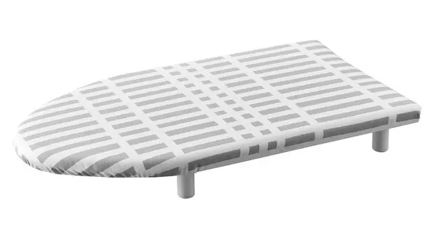 Yamazaki Jitsugyo столешница в скандинавском стиле с гладильной клеткой, удобная для ежедневного использования, 5790 ножки, доска в форме лодки, S, серая, прибл.