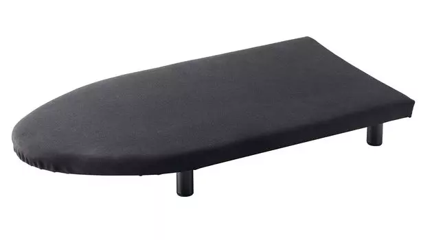 Гладильная доска в форме лодки Yamazaki Jitsugyo Tabletop с ножками S, черная, приблизительно. W46XD26XH6см Башня Удобная для подвешивания 5788